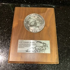 NASA SHUTTLE Apollo Gemini Mercury Skylab ASTP PLAQUE JSC 33 Year Service Award