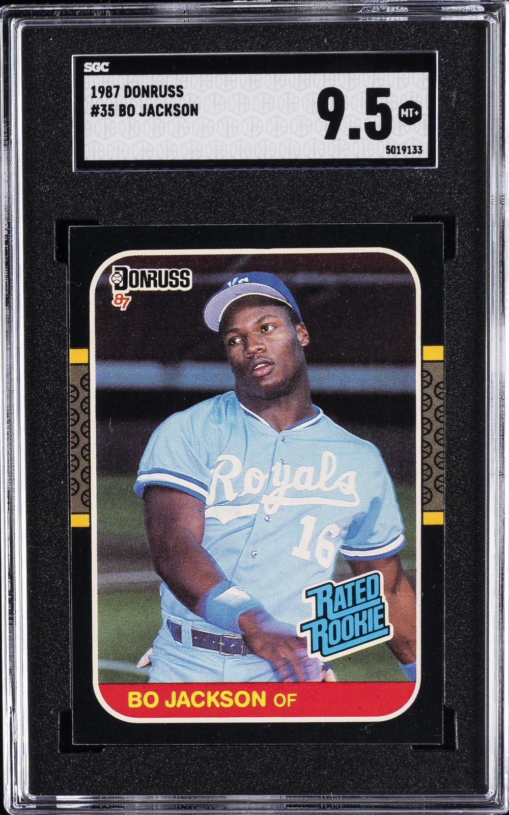 1987 DONRUSS #35 BO JACKSON SGC 9.5