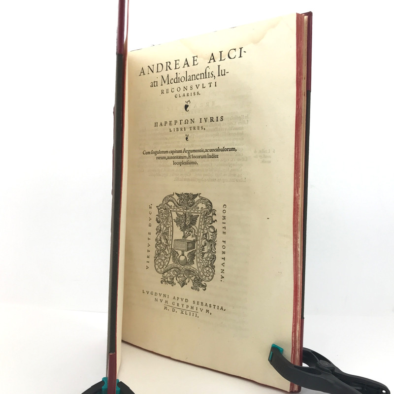 André Alciat, Parergon Iuris — 1543.