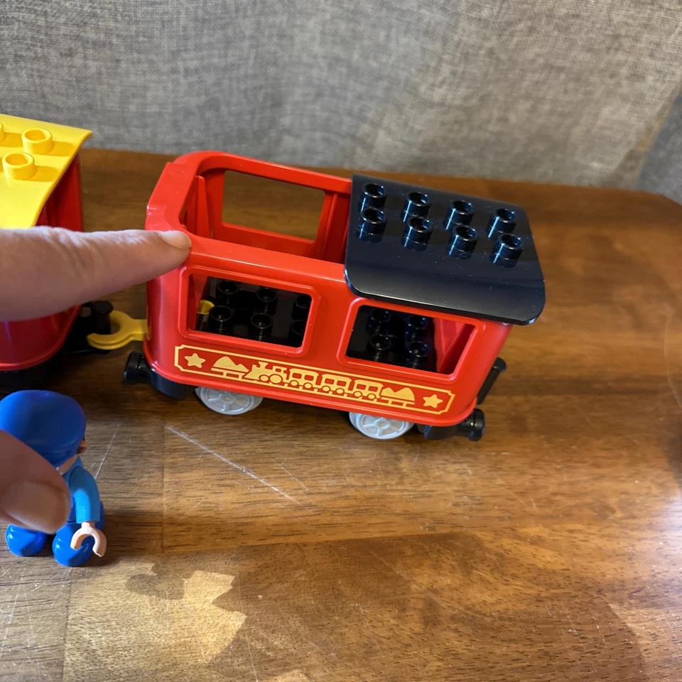 Lego Duplo Tren de Vapor #10874 Figura de Tren Electrónica VER Video Falta 1 Pieza Foto 2 de 4