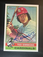 2025 Topps Heritage High Number - Real One Autographs Ted Simmons #ROA-TED (AU)