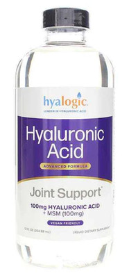 Hyalogic Hyaluronic Acid + MSM Joint Support  Advanced Formula  100mg 12oz  NEW