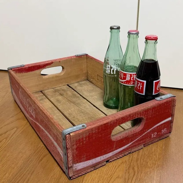 Vintage Coca-Cola Wooden Box (No Bottle) Canada Collectible