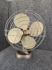 1950s Emerson Electric Fan Vintage Mid-Century 12" Desk Table Fan Rewired