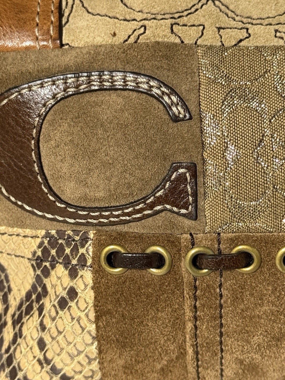 Coach Leopard Patchwork Limited Edition Top Handl… - image 6