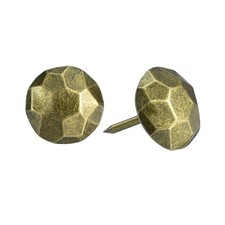 Upholstery Tacks Nail Pins Furniture, 50Pcs 16x20mm Metal, Yellow Bronze