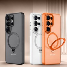 1PCS For Samsung Galaxy S26 Ultra S26 Plus S26 Shockproof Mag Safe Stand Case