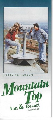Larry Callaway's MOUNTAIN TOP INN & RESORT Pine Mountain, Georgia, GA, Brochure