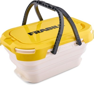 Frabill Collapsible Live Bait Bucket, 6 qt Capacity, 6Qt, Multicolor 