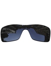 Replacement Lenses for-Oakley Batwolf OO9101 Stealth Black No mirror Polarized