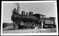 Vintage Black & White Steam Locomotive Photo #1254 Harold K Vollrath
