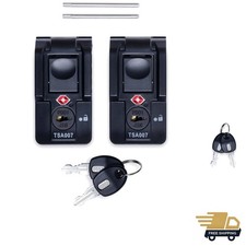 Pelican Replacement TSA Locking Latches, Medium, Black Set of 2