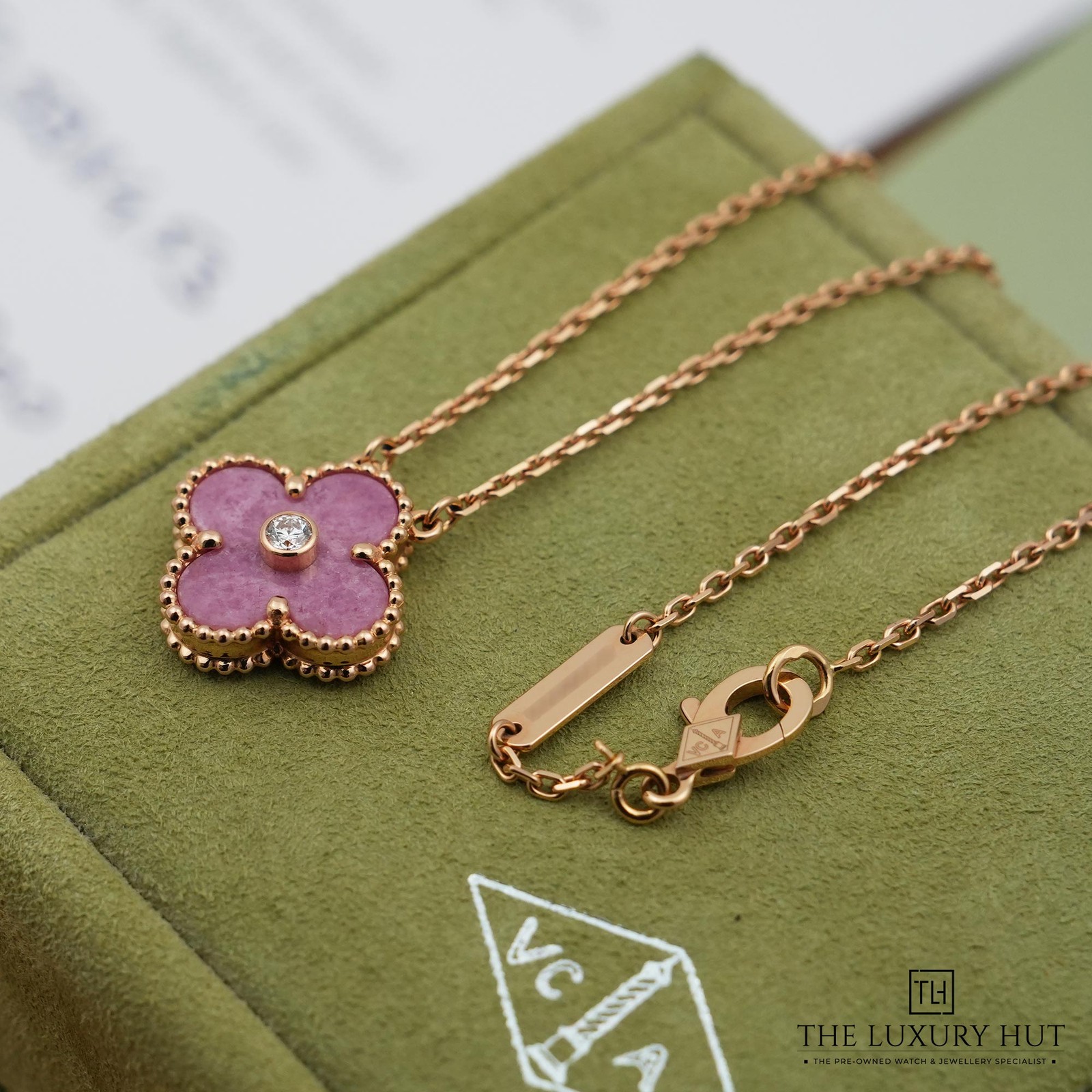 Van Cleef & Arpels Vintage Alhambra 'Limited Edition' 18ct Rose Gold Rhodonit...