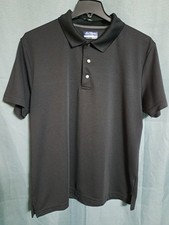 Ben Hogan Size Large Performance men's short-sleeve polo golf shirt Black
