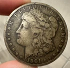 VG/F 1901 (P) Morgan Silver Dollar (1 coin)