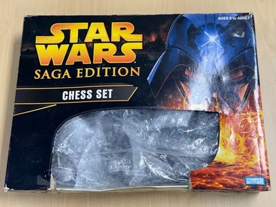 2004 Parker Brothers STAR WARS SAGA EDITION CHESS SET Complete - Free Shipping