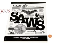 reference book GRISTMILL SAWS Disston Atkins Keen Kutter others
