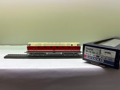 Locomotora diésel Gützold 34331 escala H0 1/87 BR 119 DR época IV corriente alterna digital | Condition: Neu