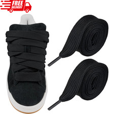 2CM Fat Wide Jumbo Thick Flat Shoe Laces for Campus Shoelaces Replacement New