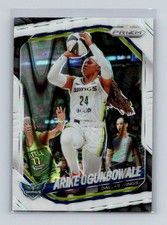 Arike Ogunbowale #73 2025 WNBA Panini Prizm White Seismic Card NM+