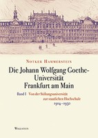 Die Johann Wolfgang Goethe-UniversitäT Frankfurt Am Main, 2 Teile | Hammerstein