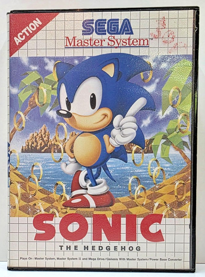 Sonic the Hedgehog - SEGA Master System - CiB - mit Anleitung - 1991 - mit OVP