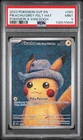 2023 POKEMON SVP EN-SV BLACK STAR PROMO #085 PIKACHU WITH GREY FELT HAT PSA 9