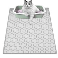 Cat Litter Mat for Litter Box, Silicone Large Cat Litter Trapping Mat - 25x19...