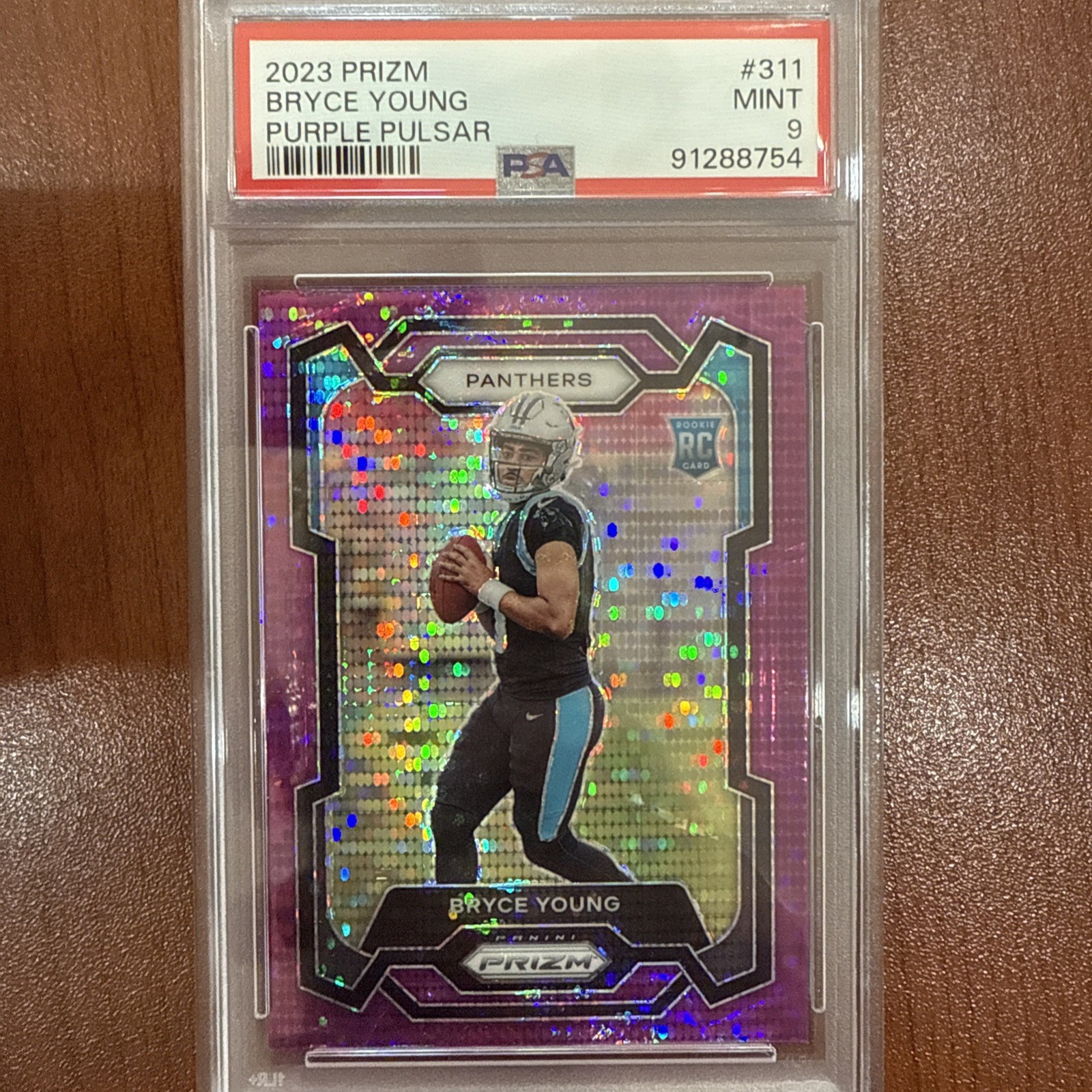 2023 Panini Prizm - Rookies Bryce Young #311 Purple Pulsar Prizm (RC)