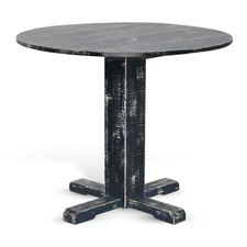 Sunny Designs Black Sand Drop Leaf Table