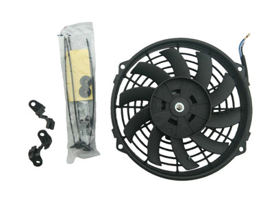 16'' Universal Slim Fan 3500FCM Push Pull Electric Radiator Cooling 12V Mount Kit