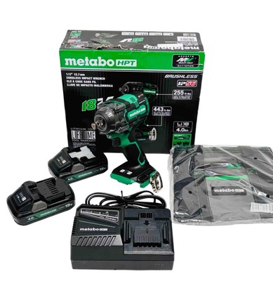 Metabo HPT WR18DHM 18V MultiVolt BL 1/2'' Cordless Impact Wrench Kit