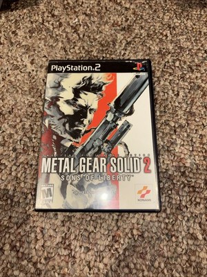 Metal Gear Solid 2: Sons of Liberty (Sony PlayStation 2, 2001) CIB Tested