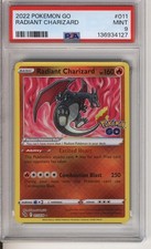 RADIANT CHARIZARD POKEMON GO 2022 PGO 011 PSA 9 2022 Strahlendes Glurak