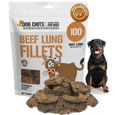 Beef Lung Fillets Puppy Treats Large 10 oz Made in USA
