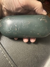Vintage Bausch And Lomb Metal Safety Eyeglasses Case- CASE ONLY-