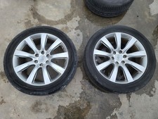 11-15 INFINITI QX56 QX80 WHEEL ALLOY RIMS W / TIRES 285/45 R22 114H SET OF 2 OEM