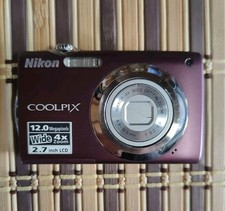 Nikon Coolpix S3000 12MP 4X Zoom Digital Camera For Parts Or Repair.