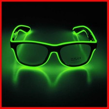 Electric Neon Glow Glasses - Adjustable Modes for Unforgettable Rave Style