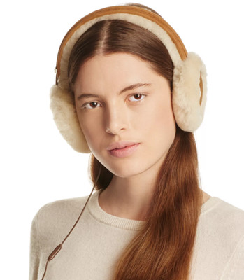 UGG Australia Women s Shearling Sheepskin Earmuffs Chestnut NIB
