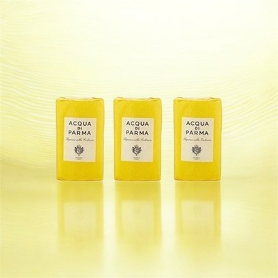 Acqua Di Parma Colonia Soap lot of 3 each 3.5oz Bars. Total of 10.5oz