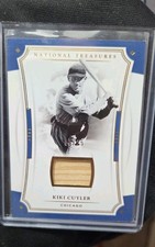 2017 National Treasures Kiki Cuyler Game Used Bat Relic Gold /25 Cubs Legend HoF