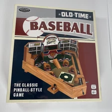 Front Porch Classics Old Time Baseball Classic Table Top Pinball Game - Sealed