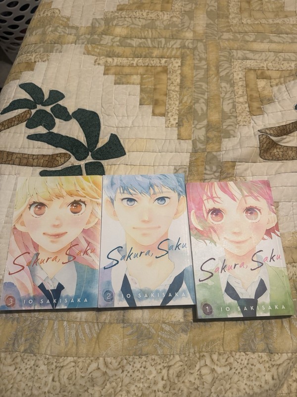Sakura, Saku Manga Comic Book Lot Vol. 1-3 Trade Paperback by Io Sakisaka
