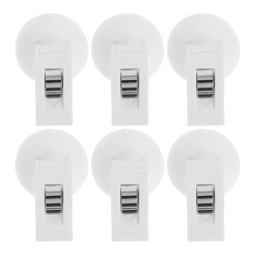 6 Pcs Multipurpose Suction Cup Clips Travel Bags Side Car Clamp - 第 4/12 張圖片