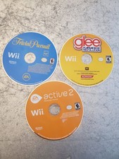 Nintendo Wii 3  video game bundle disk only  