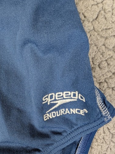 Speedo Women's Swimsuit One Piece Endurance+ Size 6 32 Pro LT Blue Swim Pool - Picture 2 of 11