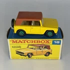 Matchbox Lesney 18e Field Car with rare green hubs