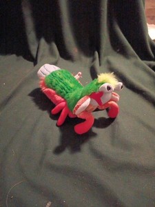Punchie 10" Peacock Mantis Shrimp Douglas Plush Stuffed Animal Cuddle Crustacean