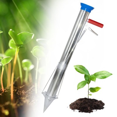 Seedling Transplanter Long Handled Bulb Planter Tools Vegetable Young Plant M...